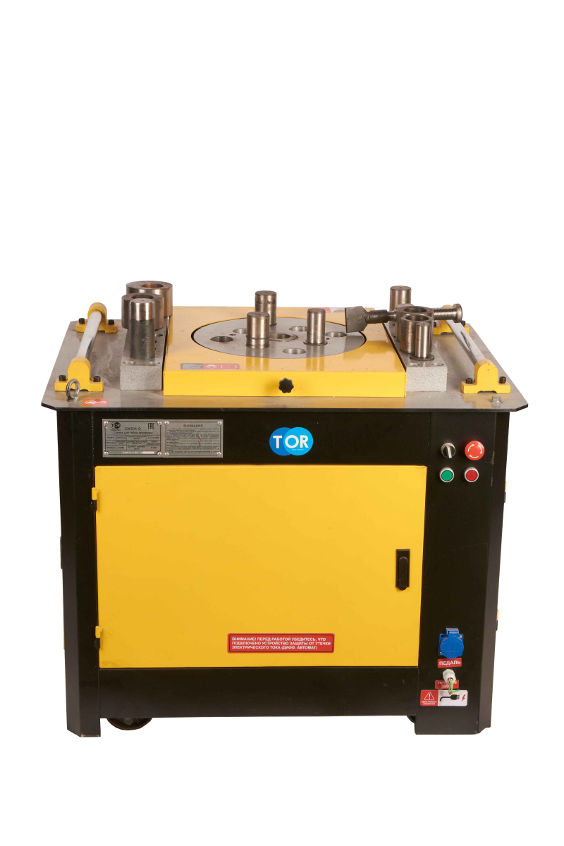 Станок для гибки арматуры 45/36мм 4кВт с доводчиком TOR GW50A-Q