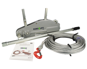 Лебедка ручная рычажная GP-0.8 канат 20.0 м.(MTM)