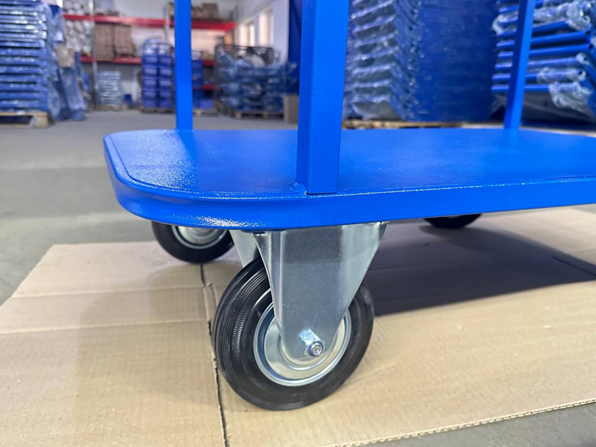 Тележка платформенная TOR ТП-2Я (600х900) 2х-ярусная (125мм)