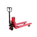Тележка гидравлическая с весами на пальчиковых батарейках 2500 кг 1150 мм полиуретановые колеса TOR CBY-CW2-AA