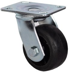 Колесо большегрузное поворотное обрезиненное 125 мм - SCd 55