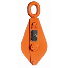 Блок шкивовый однорольный с проушиной и откидной щекой 1 т, D каната 7 - 11 мм, СибТаль