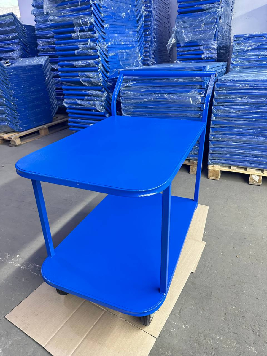 Тележка платформенная TOR ТП-2Я (600х900) 2х-ярусная (125мм)