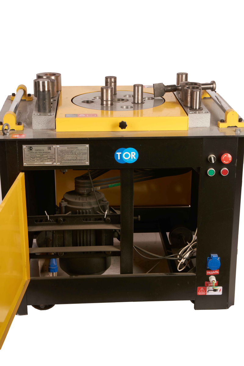 Станок для гибки арматуры 45/36мм 4кВт с доводчиком TOR GW50A-Q