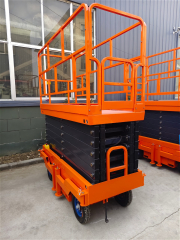 Подъемник ножничный передвижной 500 кг 6/8 м TOR SJY-0,5-6 AC 220В сетевой (G)