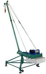 Кран стреловой поворотный МАСТЕР-3 1000 кг 50 м с противовесами без колес