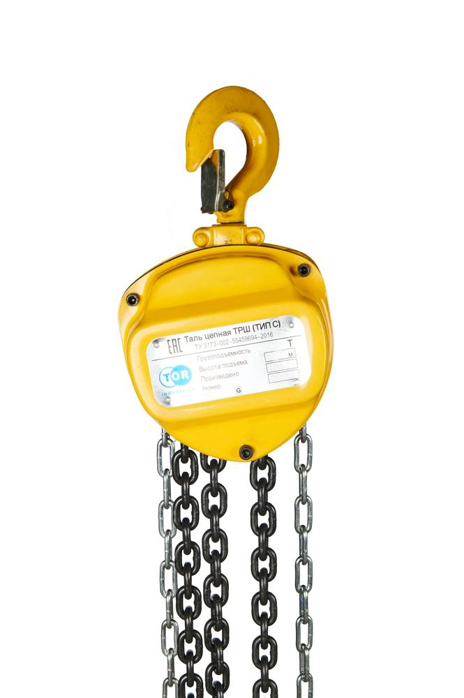 Таль ручная шестеренная TOR ТРШ C 1,0ТХ9М