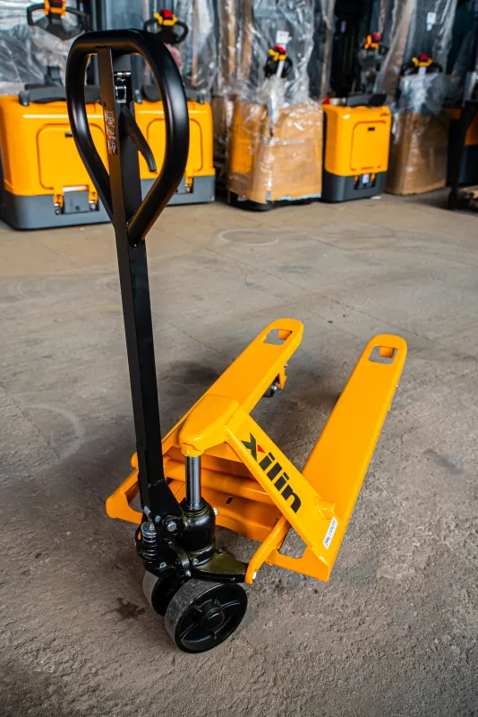 Тележка гидравлическая 2500 кг 1150 мм полиуретановые колеса XILIN DF-III