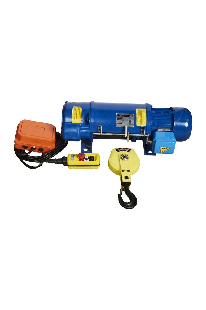 Таль стационарная на лапах  1,0 т  6 м 380 В электрическая канатная TOR CD