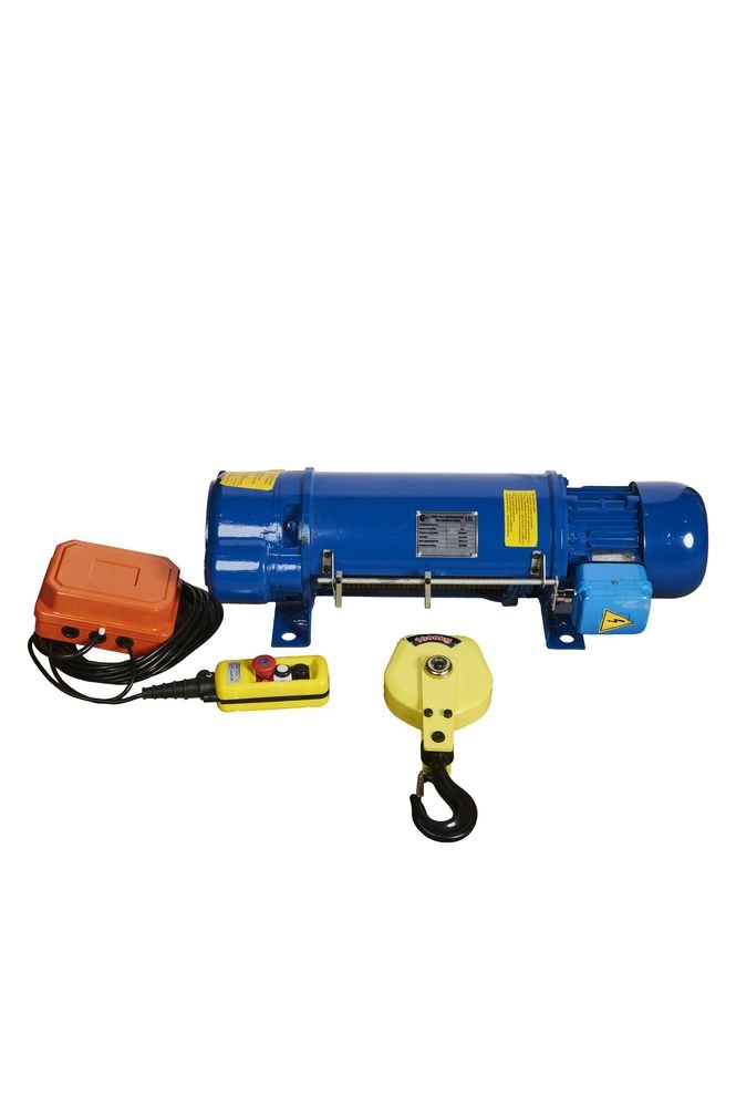 Таль стационарная на лапах  1,0 т  9 м 380 В электрическая канатная TOR CD