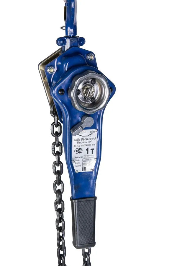 Таль ручная рычажная  1,0т  6м TOR ТРР