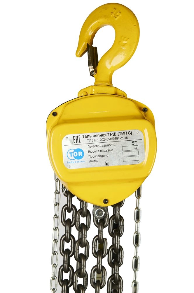 Таль ручная шестеренная TOR ТРШ C 5,0ТХ18М